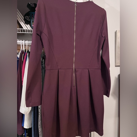 Aritzia Burgundy Dress - Picture 2 of 2